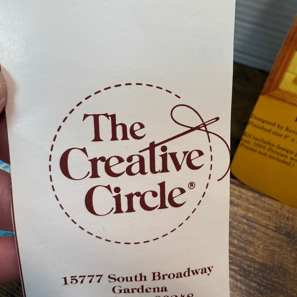 VTG '82 Creative Circle 1424 Harvest Time Needlepoint Kit Farmhouse Cottagecore - Picture 10 of 11